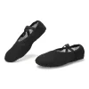 chaussures de ballet plates en toile pour filles, pantoufles de danse pour adultes, femmes et enfants, chaussures de danse souples pour entraînement pratique, 4 couleurs