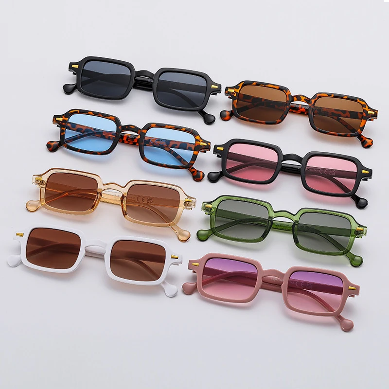 Lunettes de soleil rectangulaires luxueuses pour femmes, ovales, Vintage, marque de styliste, carrées, nuances pour hommes, Anti-éblouissement, UV400