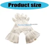 hx6f – gants élégants en dentelle pour fêtes mariage, respirants, transparents, à fleurs, pour occasions formelles,