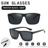 lunettes de soleil polarisées à grand cadre pour hommes et femmes, lunettes uv unisexes, lunettes de sport, conduite, pêche, voyage en plein air, lunettes de plage