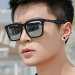 Nouvelles lunettes De soleil pour hommes en plastique Oculos De Sol hommes mode carré conduite lunettes voyage lunettes De soleil protection des yeux