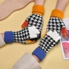 gants chauds pour femmes, protection des mains, écran tactile, optique d'épissage, mode, document solide, simple, drôle, vente en gros, automne, hiver