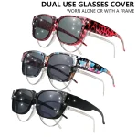 Lunettes de soleil carrées surdimensionnées à la mode – Verres décoratifs pour la mode et le style, lunettes élégantes, lunettes élégantes