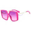 2025 lunettes de soleil pour femmes marque de luxe nuances lunettes Vintage haute qualité Glasse carré marque concepteur femme lunettes Oculos