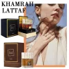 lattafa khamrah qahwa 100 oz eau de toilette pour hommes et femmes, sexuellement moyen orient arabe dubaï, 3.4 ml