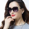Lunettes de soleil pour femmes, nouvelles, simples, à la mode, polyvalentes, tendance, conduite, vacances, chevet, marques de luxe, lunettes pare-soleil de haute qualité