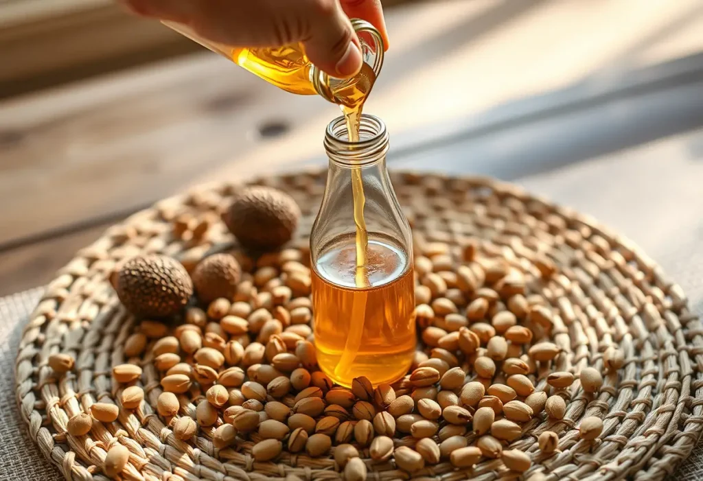 Huile d&rsquo;Argan : Bienfaits & Utilisations pour des Cheveux Sublimes