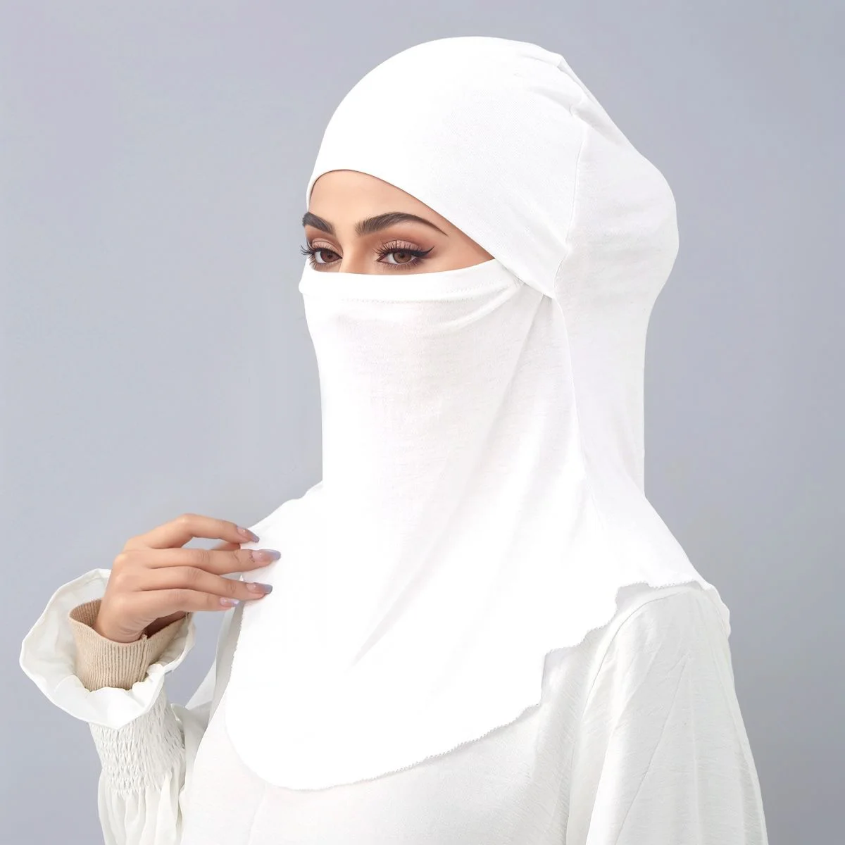 Femme musulmane Jersey instantané Hijab solide visage cou couverture multifonction foulard Turban Islam châles et enveloppes plaine femme Hijabs