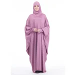 Eid femmes musulmanes Abaya Robe couverture complète vêtement de prière Hijab longue Khimar caftan Robe aérienne arabe moyen-orient Maxi Robe islamique