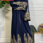Ramadan Abaya dubaï luxe mode Kimono musulman pour femmes Cardigan caftan Robe Femme Caftan Marocain turquie Islam vêtements