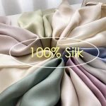 Foulard carré 100% pure soie pour femme, bandana en soie véritable, foulard pour cheveux, hijab, foulard de luxe, foulard de tête en soie, écharpe de cou, cravates