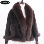 Nouveau véritable fourrure de vison naturelle Pashmina femmes mode tricoté écharpe de fourrure de vison dame vraie fourrure de vison et col de fourrure de renard Poncho châle