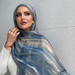 Hijab Modal Ramadan pour Femme, Style Bohème, Motif Aquarelle, Doux, Musulman, Floral, Respirant, Châle, Écharpe, Foulard, Chaud