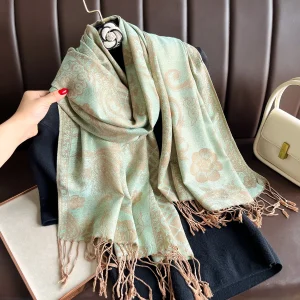 Femmes Paisley écharpe cachemire sentiment Pashmina châles gland Hijab bandeau Femme hiver foulards Foulard Bufanda 2025 Femmes Paisley écharpe cachemire sentiment Pashmina châles gland Hijab bandeau Femme hiver foulards Foulard Bufanda 2025