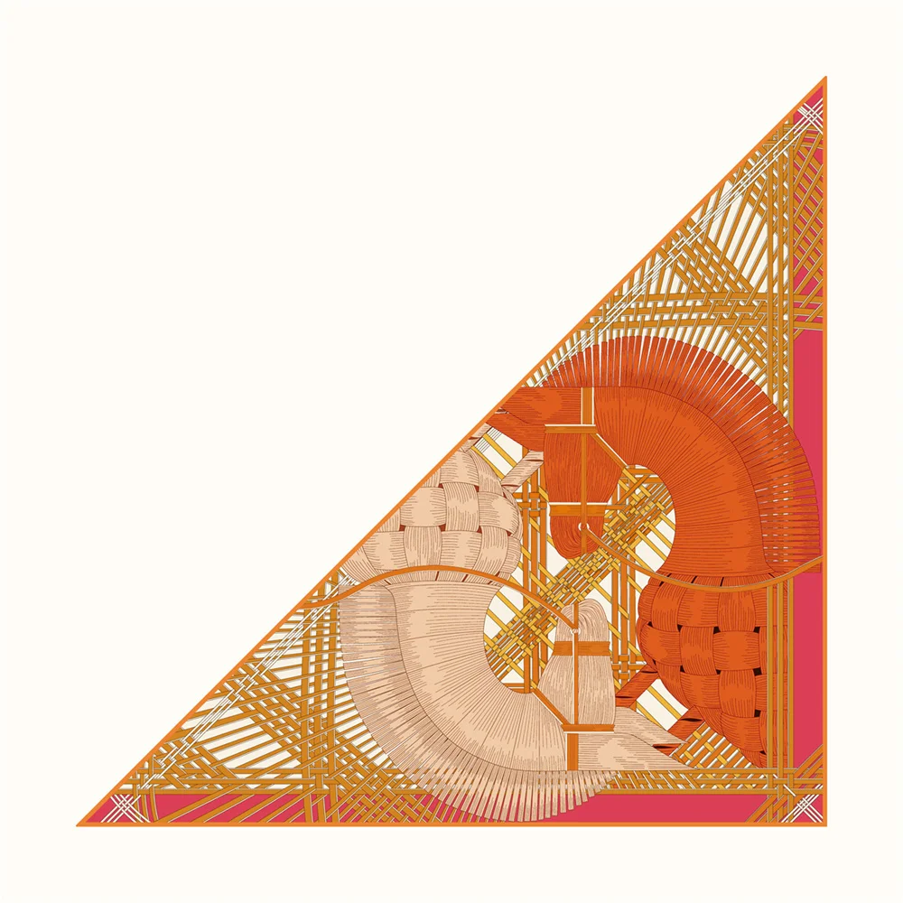 Écharpe Triangle de Marque pour Femme, Foulards en Soie Sergée, Bandanas de Luxe, Bandeaux, Hijabs, Foulards, Écharpes de Cou, Châles, Design Tendance