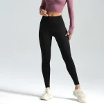 Leggings de yoga taille haute pour femmes, collants de sport doux et respirants, pantalons de fitness et de gym élastiques, Y2K, nouveau, 2024
