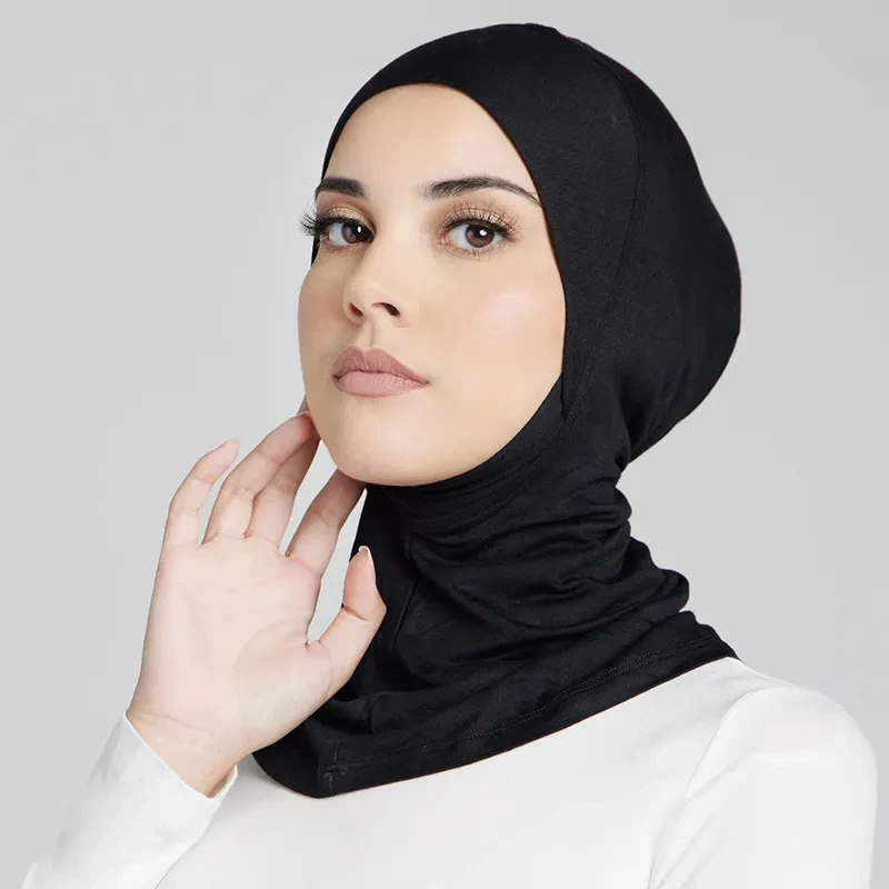 Nouveau musulman sous-écharpe intérieur Hijab casquette musulman foulard intérieur Hijab casquettes islamique sous-écharpe Ninja Hijab écharpe chapeau casquette os Bonnet