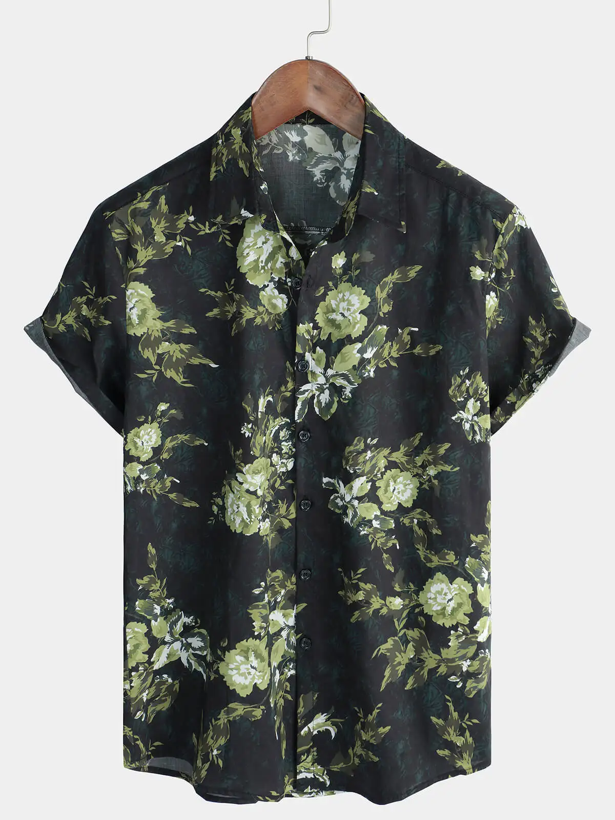 Chemise hawaïenne pour homme, style rétro bohème, idéale pour les trajets quotidiens, les sorties à la plage et les tenues rétro légères.