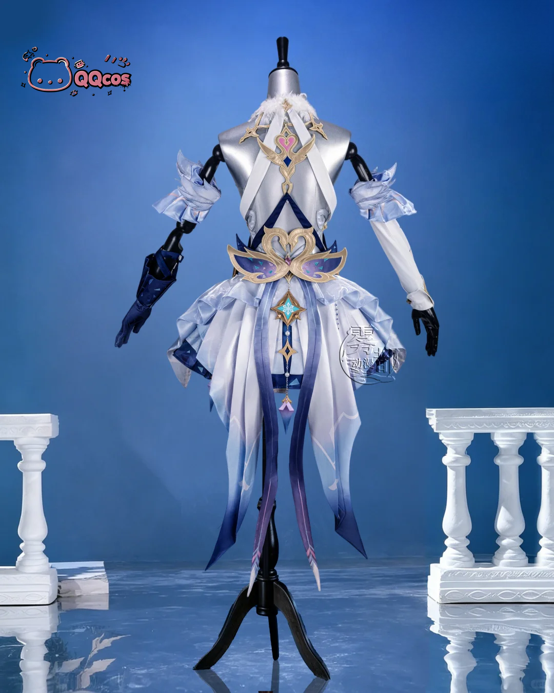Odett en stock, série de cosplay Genshin Impact, tenue complète de cosplay Odetta de Snezhnaya, accessoires assortis pour personnage de jeu