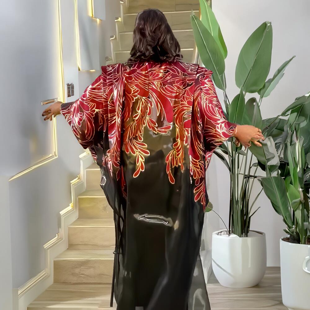 Robe africaine de luxe brodée avec foulard en strass, lingerie pour femmes, mode boubou, nouvelle arrivée