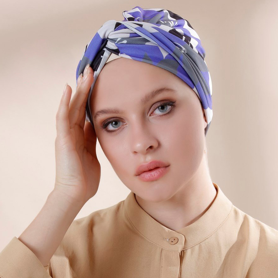 Hijab d'intérieur musulman coloré pour femmes, turban instantané islamique, casquette pour dames, imprimé léopard à rayures