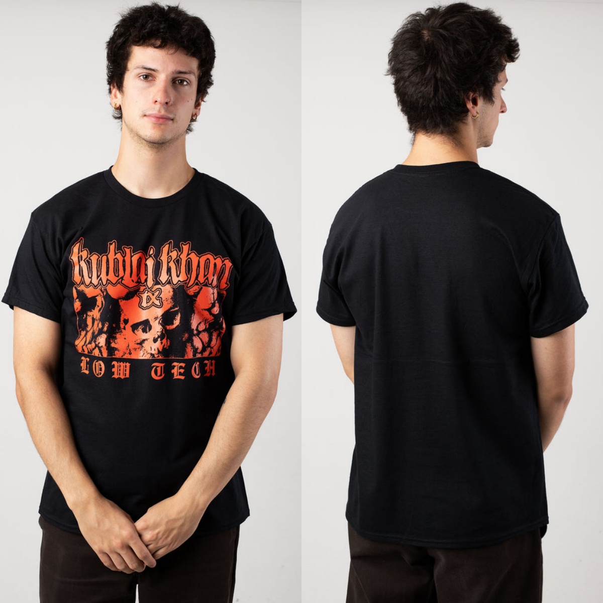 Rare Kublai Khan T-shirt en coton à motif graphique unisexe, manches courtes, marque de mode, tee-shirt de luxe décontracté vintage