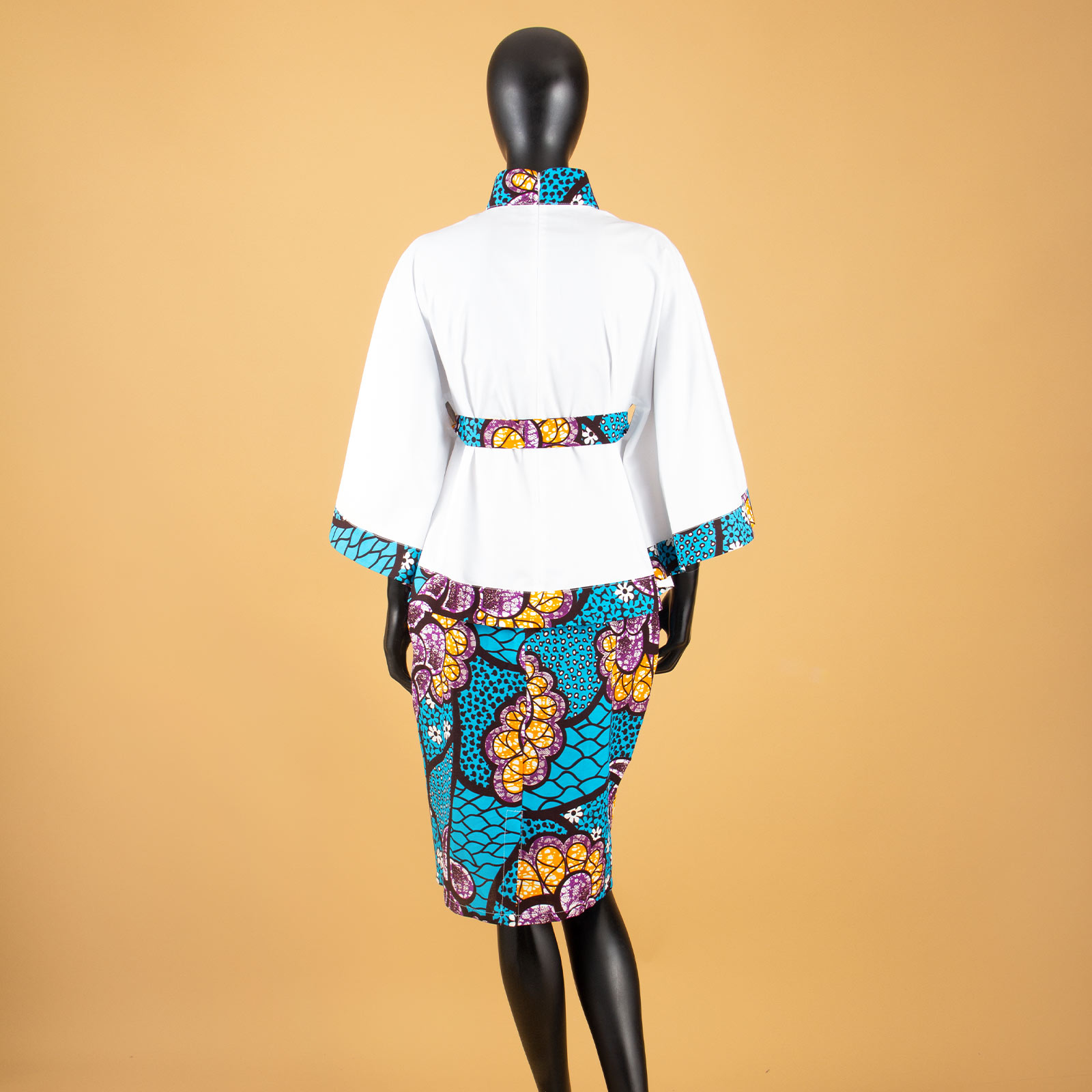 Ensemble de vêtements africains traditionnels décontractés pour femmes, chemise à imprimé Dashiki et jupe Ankara, tenues tribales 2 pièces, S2026009