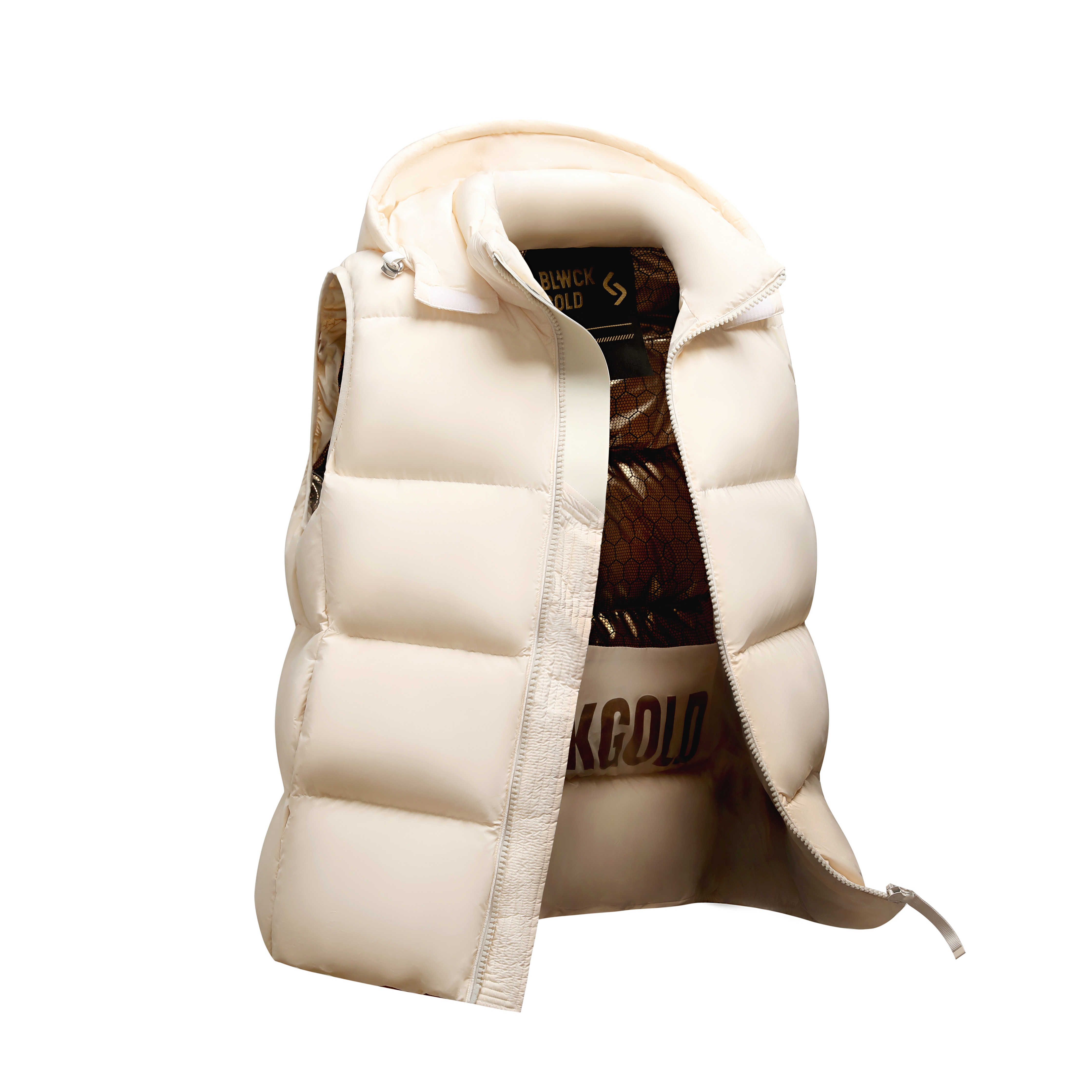 GlaFashion-Gilets en fibre décontractés pour hommes, gilets en résine blanche, optique pour hommes, capuche en duvet, gilet chaud en fibre, automne