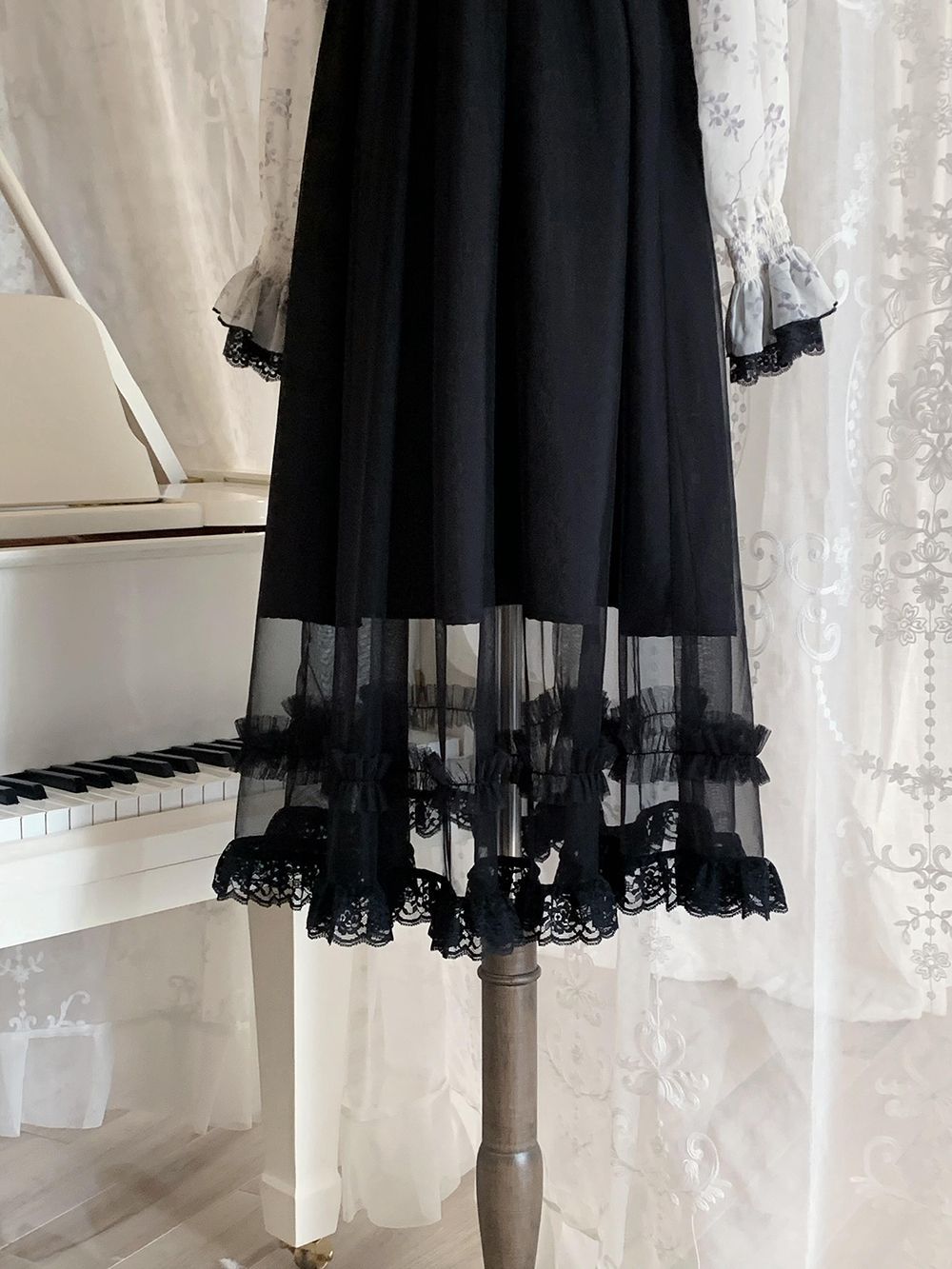 Robe Vintage Élégante à Manches Longues pour Femme, Robe de Soirée Rétro Française, Robes Patchwork Douces, Nouvelle Collection, Tenue Ajustée Tendance, Été 2026