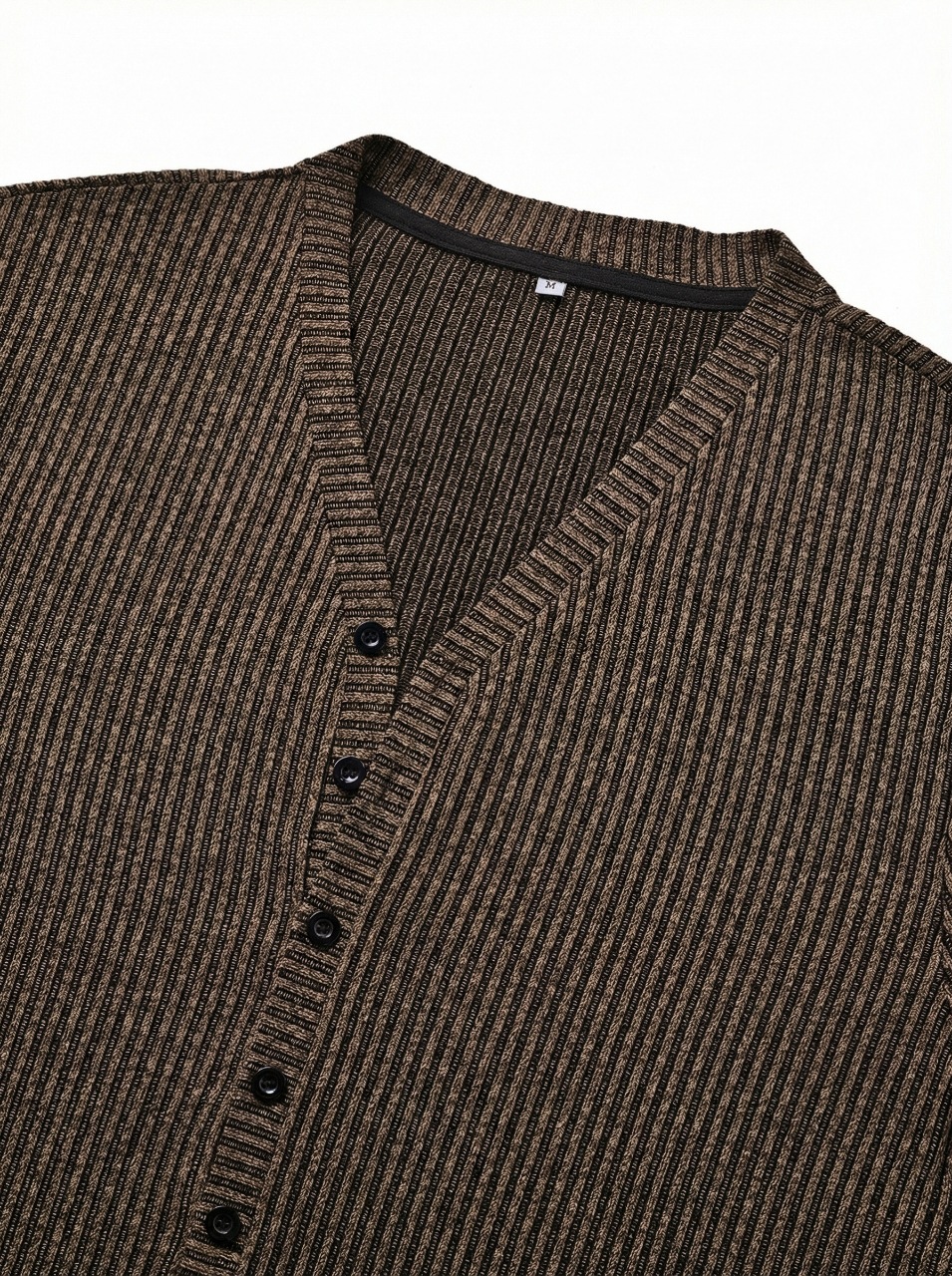 T-shirt vintage pour homme, couleur unie, manches courtes, polo, chemises Henry, tee-shirt décontracté d'été, confortable, vêtements pour homme