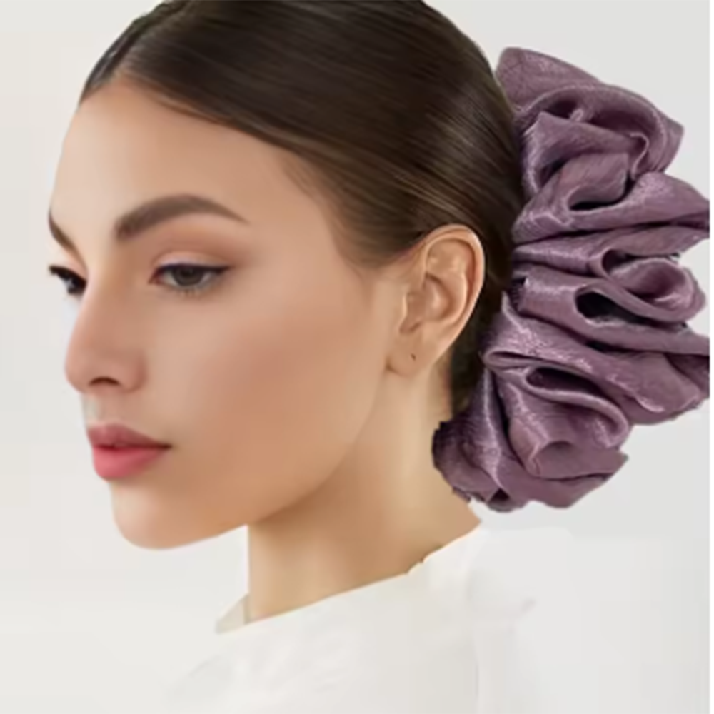 Chouchous élastiques en Satin de soie épais pour femmes et filles, support queue de cheval solide, accessoires pour cheveux de haute qualité