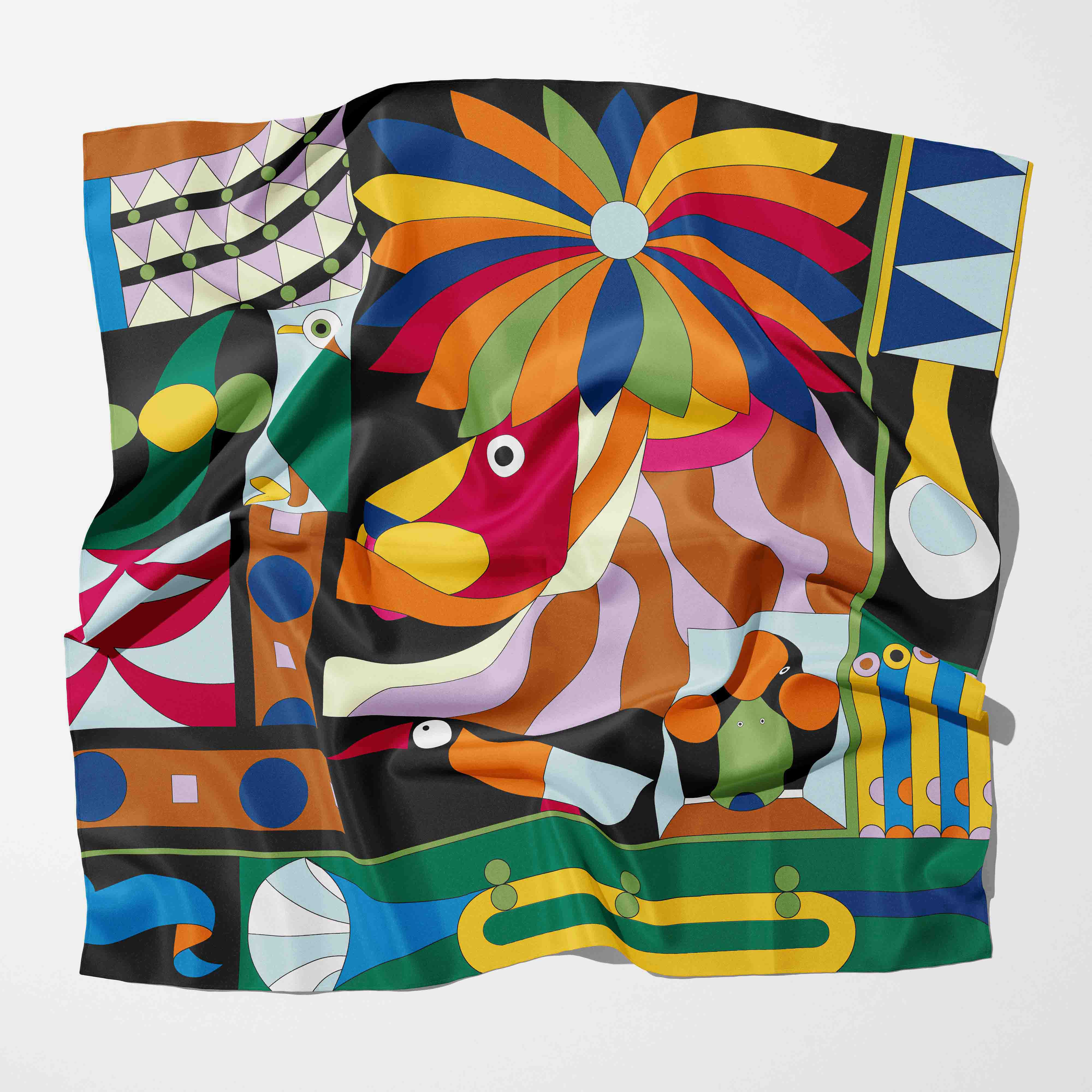 70 cm * 70 cm foulard carré en soie femmes Bandana imprimé foulards bandeau mode dame cheveux châle et enveloppement femme foulard Hijab