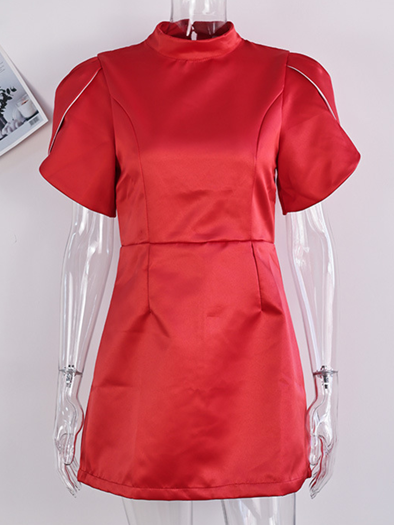 Robe d'été mini sexy noire et blanche pour femme, robe de soirée élégante rouge pour anniversaire, vêtements féminins, robes courtes dos nu pour soirée, Vestidos