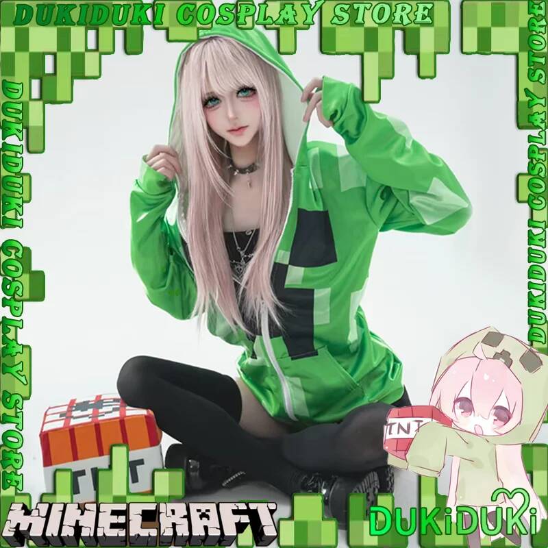 Costume de cosplay de jeu, manteau vert, vêtements mignons pour femmes, tenues quotidiennes, vêtements de vacances, manteaux d'Halloween, déguisement de fête de carnaval