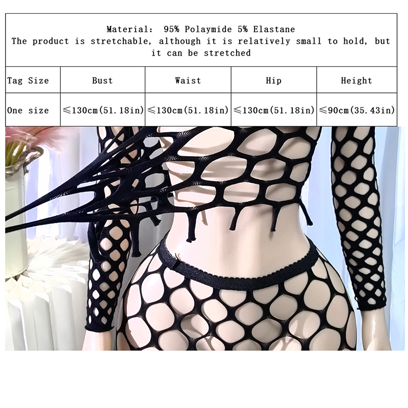 1 Ensemble Robe de plage moulante pour femme à manches longues, transparente, en résille, ajourée et à franges