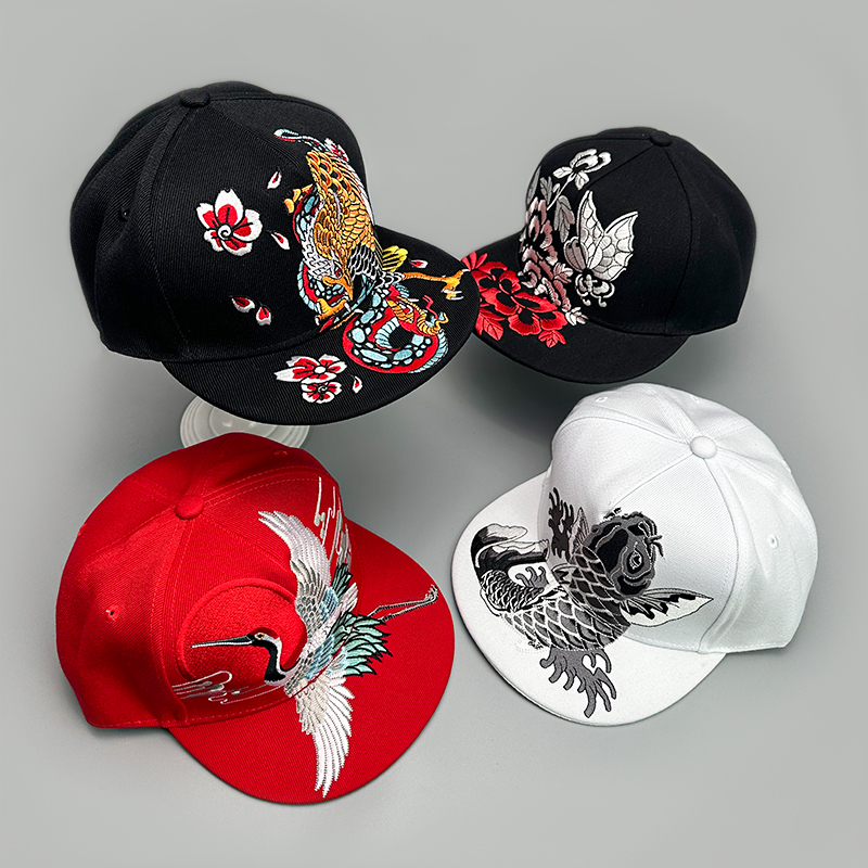 Style ethnique motif broderie chapeaux de baseball nouveau unisexe chine Chic respirant parasol polyvalent plat avant-toit mode casquettes à pointe