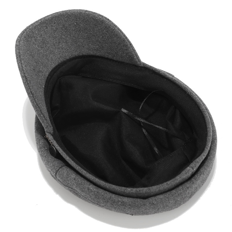 Béret tendance en cuir Pu pour femmes, casquette militaire décontractée, casquette plate de camionneur de capitaine, chapeaux octogonaux de peintre de cadets de voyage