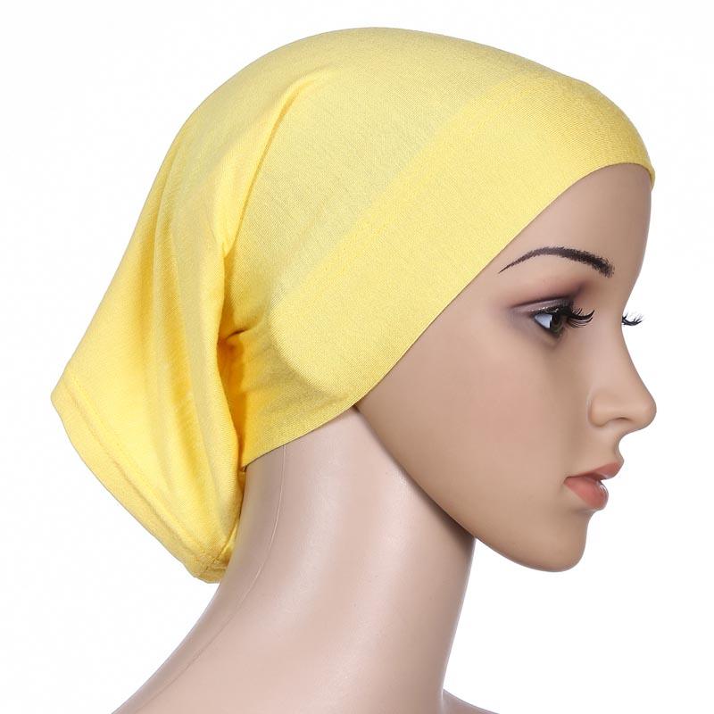Femmes musulmanes foulard sous-écharpe extensible Hijab couverture bandeau sous-écharpe casquette châle Islam écharpe bandeau intérieur Bonnet
