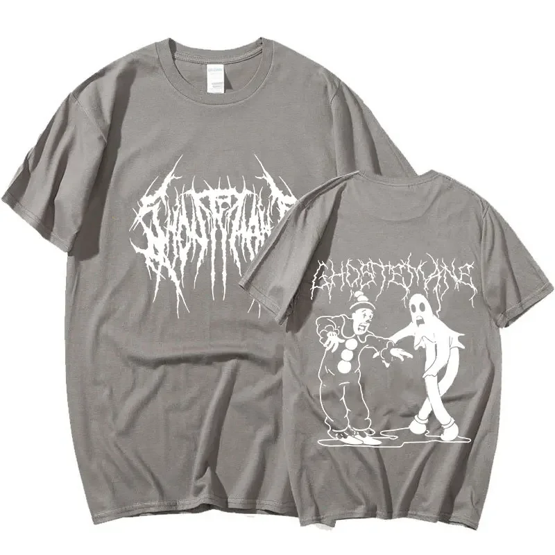 Hommes femmes imprimer T-shirt mode Hip Hop métal gothique Rock T-shirt ample Streetwear été ample Sport T-shirt Y2K à manches courtes
