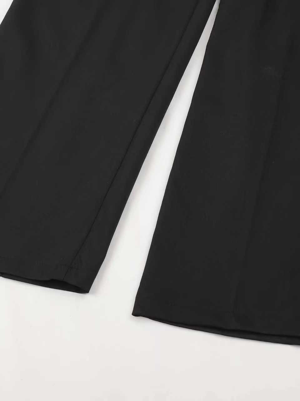 Tenue décontractée et tendance pour femme 2026 – Nouveau style, taille haute, fluide, coupe droite, simple, polyvalente.