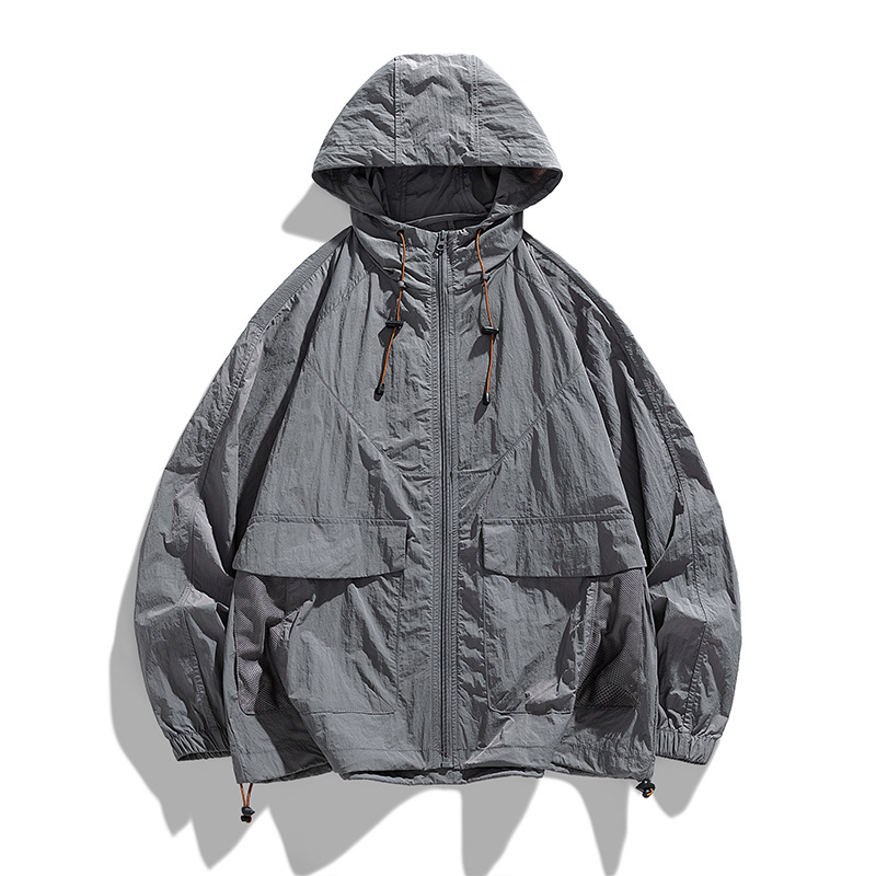 Vêtements de Protection solaire d'extérieur, Ultra-fin, Anti-ultraviolet, vêtements de Protection solaire, veste de travail de sport respirante