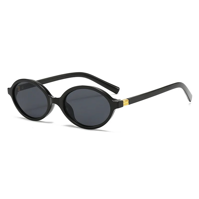 Lunettes de soleil ovales vintage pour femmes, de marque de luxe, petites lunettes ovales anti-lumière bleue, lunettes rétro tendance pour hommes, lunettes léopard