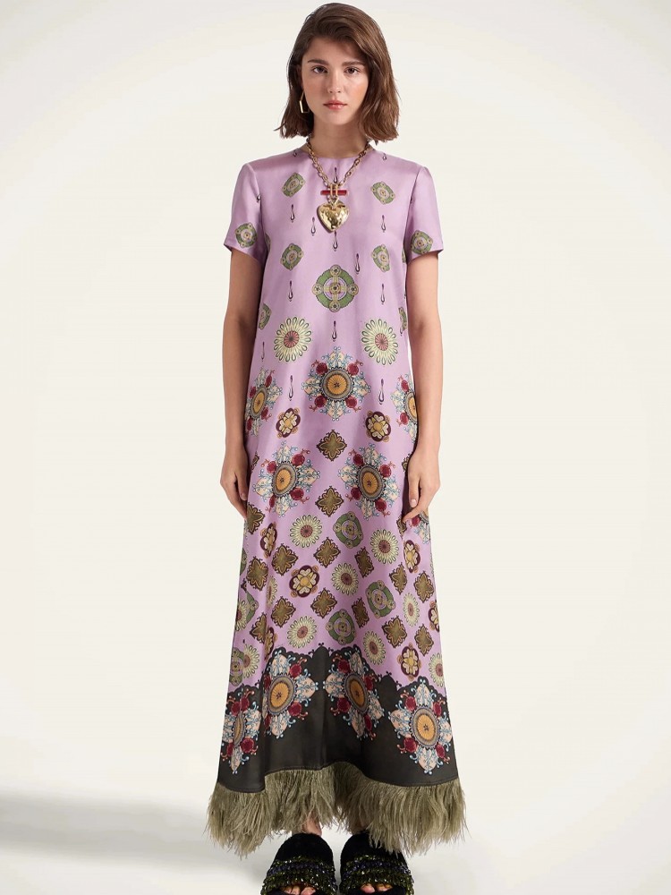 Robes africaines pour femmes, robe Maxi Dashiki élégante à manches courtes, coupe trapèze, vêtements traditionnels africains pour dames, Fairy Dreaes