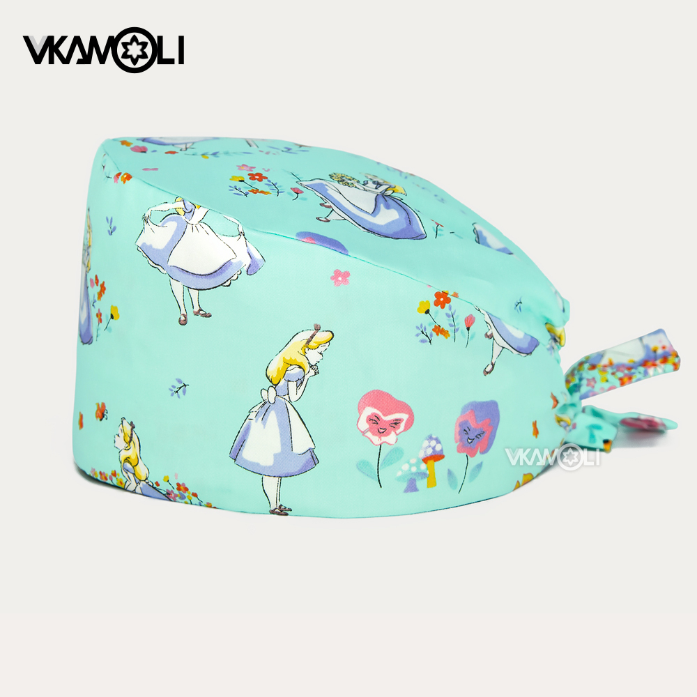 Chapeau médical soins infirmiers gommage casquettes coton chirurgien dentaire hygiénique chirurgical chapeaux chimio Cancer soins infirmiers bandeau
