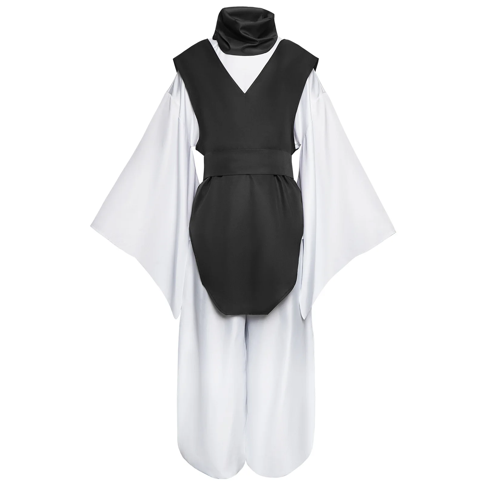 Costume de cosplay Anime Choso avec gilet, cache-cou, ceinture, pantalon élastique blanc, tenues kimono Choso pour Halloween et Comic Con