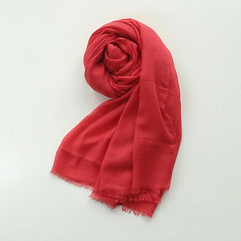 Écharpe de Styliste en Coton et Lin, Hijab, Pashmina, Châles de Tête pour Femme, 36 Couleurs, 180x90cm