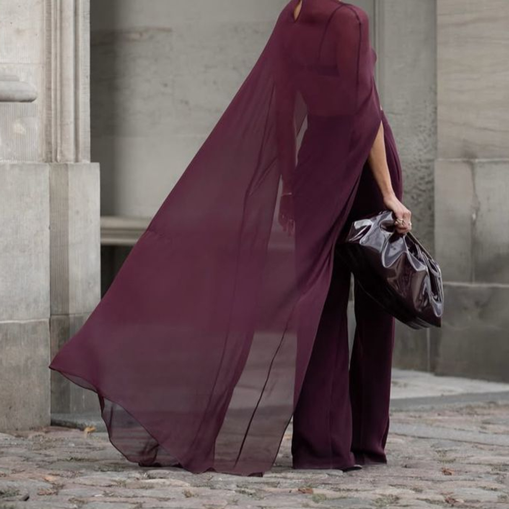 Cape en mousseline de soie pour femmes, Vintage, maille transparente, châle, asymétrique, fluide, pour robe de soirée, couverture courte, Poncho