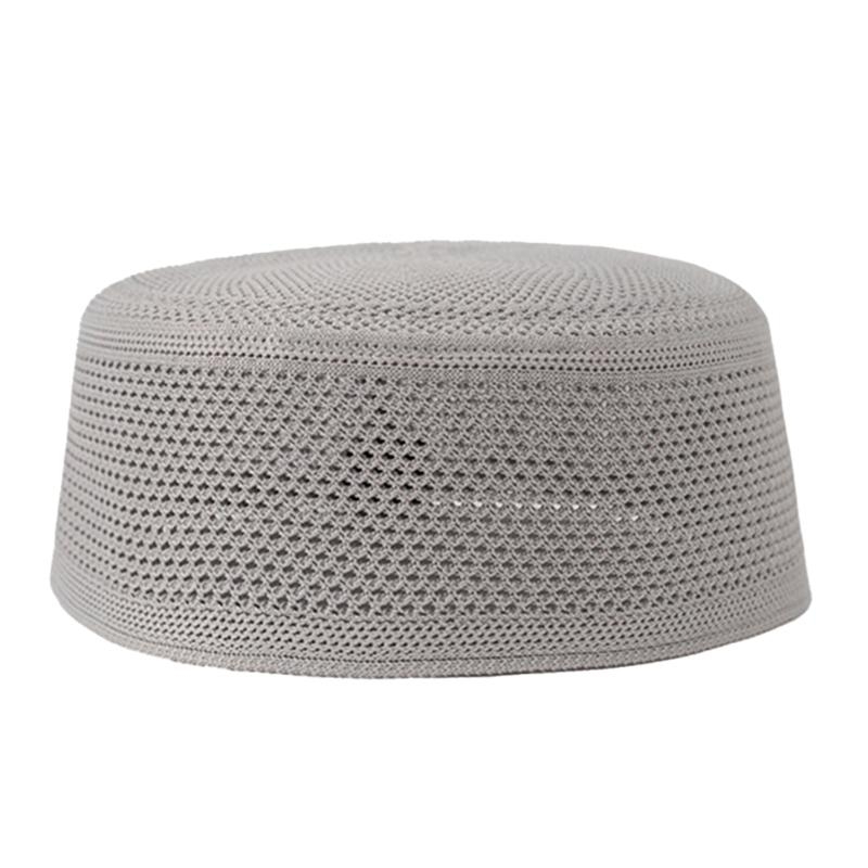 Hommes adultes tricot Abaya chapeau prière traditionnel indien chapeau rond Turban casquettes Kufi casquettes rondes chapeaux
