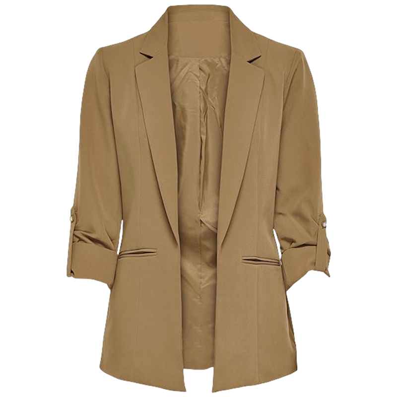 Veste femme printemps été nouveautés poignets enroulables vêtements d'extérieur doublés point ouvert vestes fines pour Streetwear vêtements pour femmes