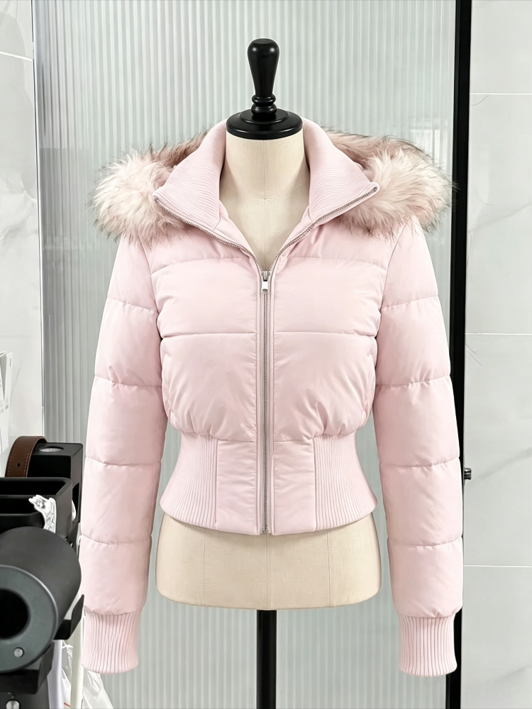 Manteaux matelassés en coton, mode coréenne, automne 2026, parkas en fausse fourrure, vestes pour femmes, style Y2K, vintage américain, vêtements d'extérieur chauds et décontractés.